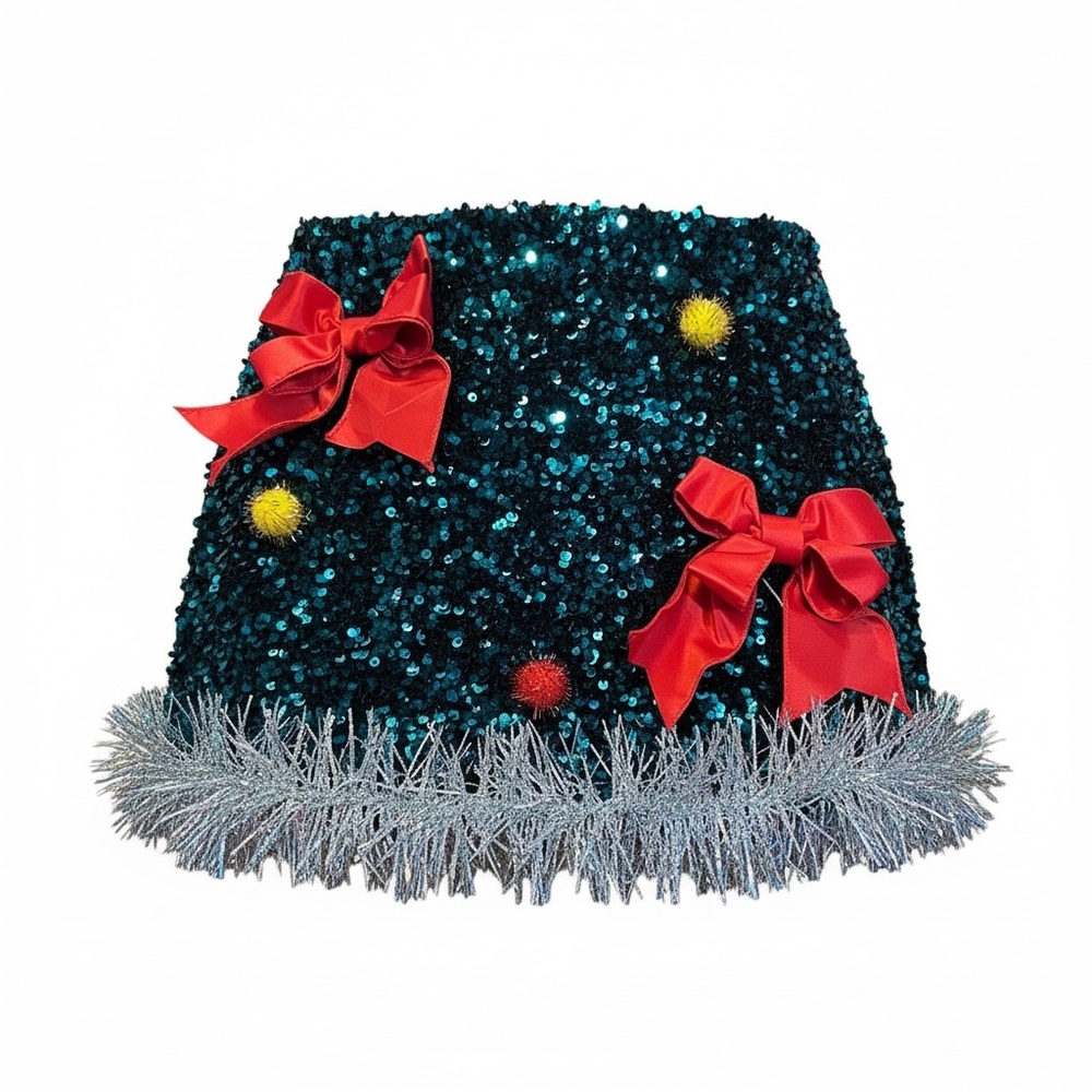 Love On A Hanger, Sequin mini skirt for Christmas parties woman’s medium NWT